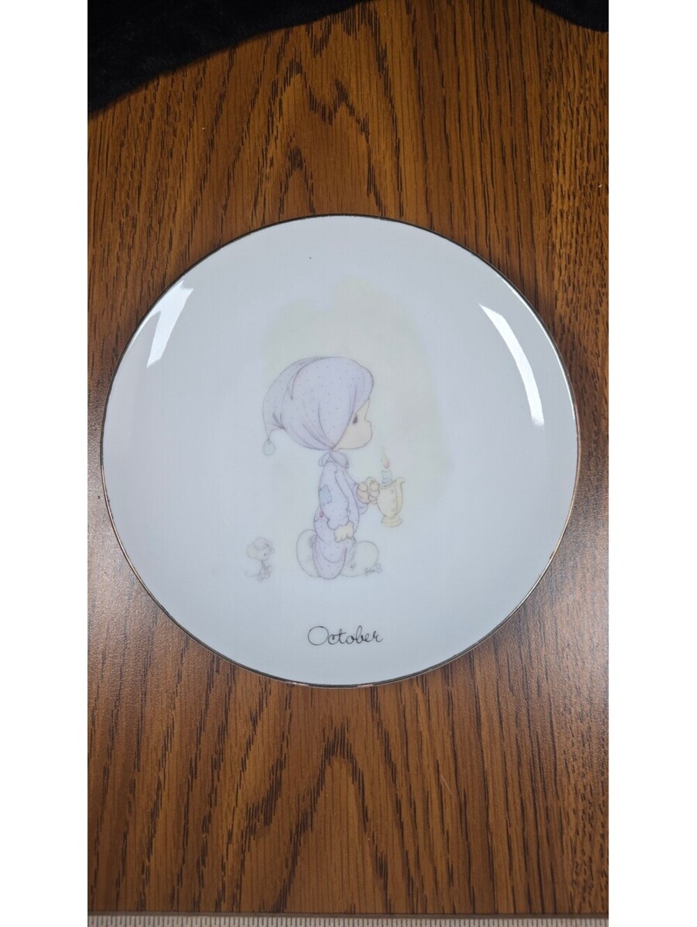 Enesco October Collectible Decorative Plate